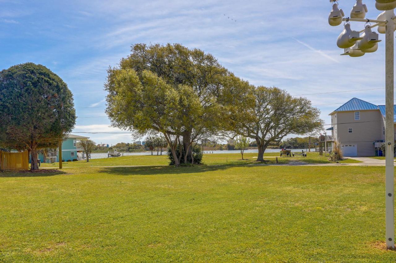 Sneads Ferry Vacation Rental Studio With Water Views Bagian luar foto