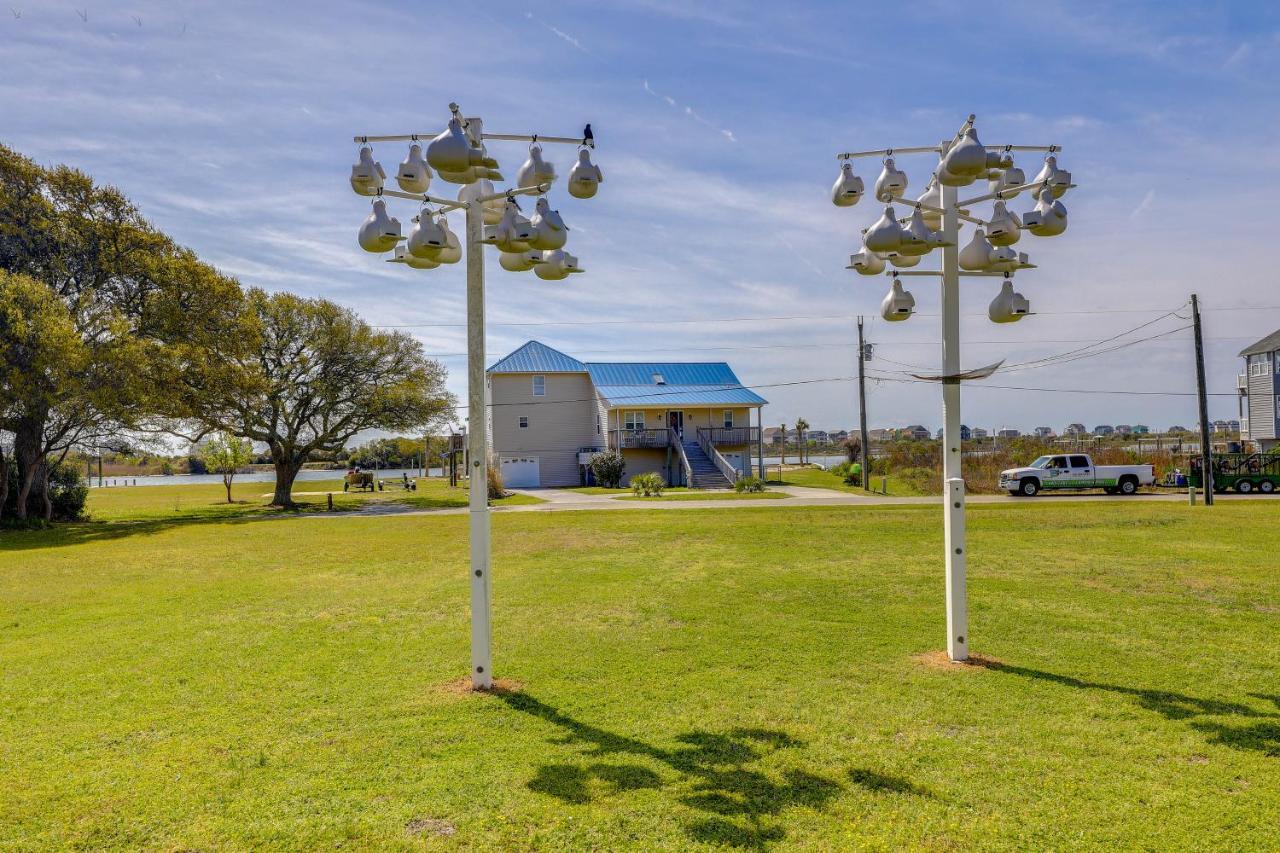 Sneads Ferry Vacation Rental Studio With Water Views Bagian luar foto