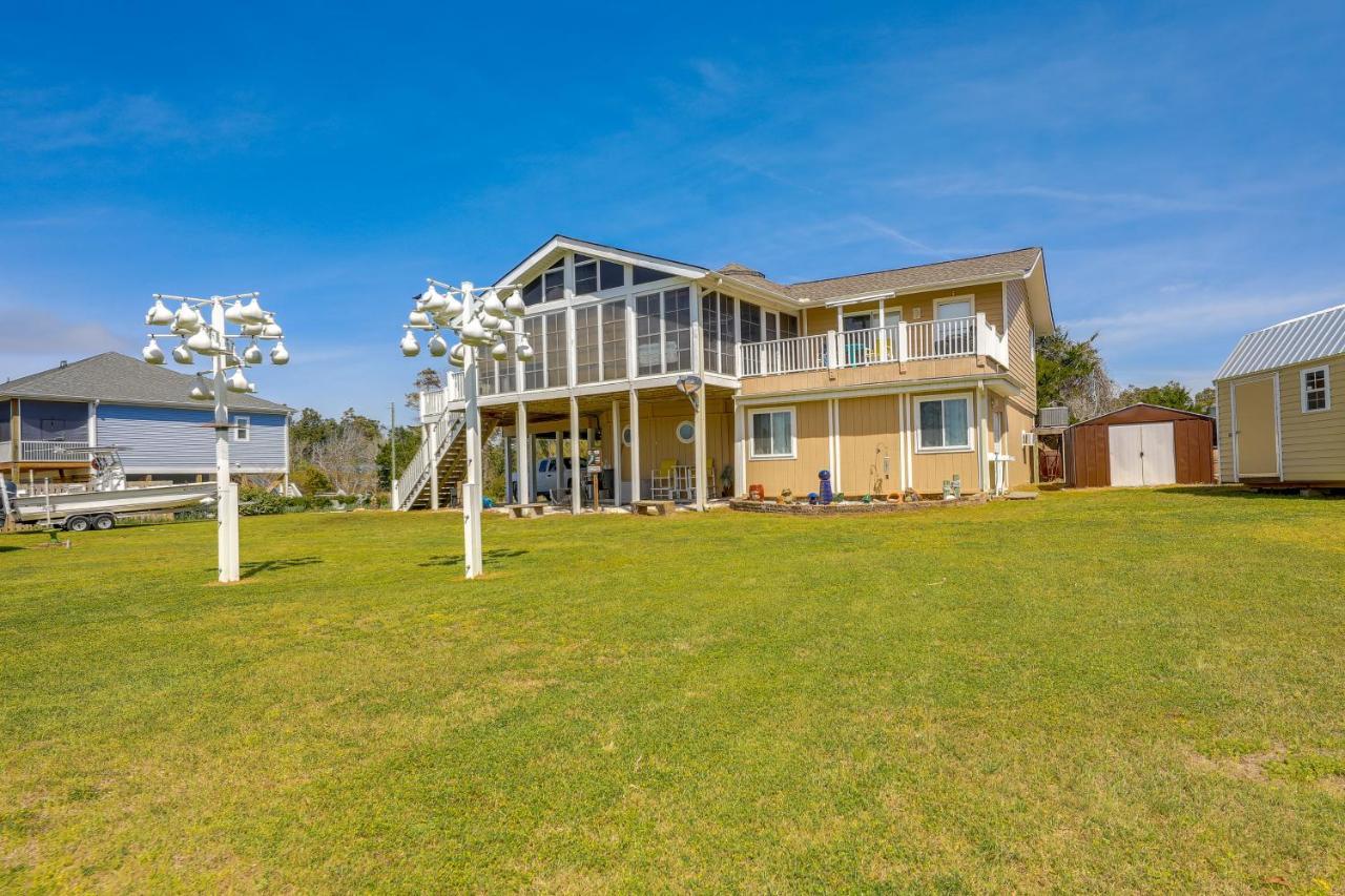 Sneads Ferry Vacation Rental Studio With Water Views Bagian luar foto